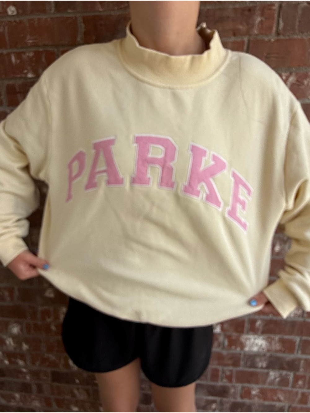 Parke Summerland Mock neck Conch + Peel - Picture 3 of 4